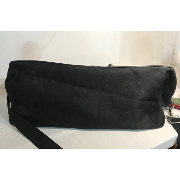 Reebok Weekender Duffle Travel Bag Collage Print Polka Dot Lining 19" Like New - Picture 12 of 16